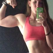 Teen muscle girl Weightlifter Josey